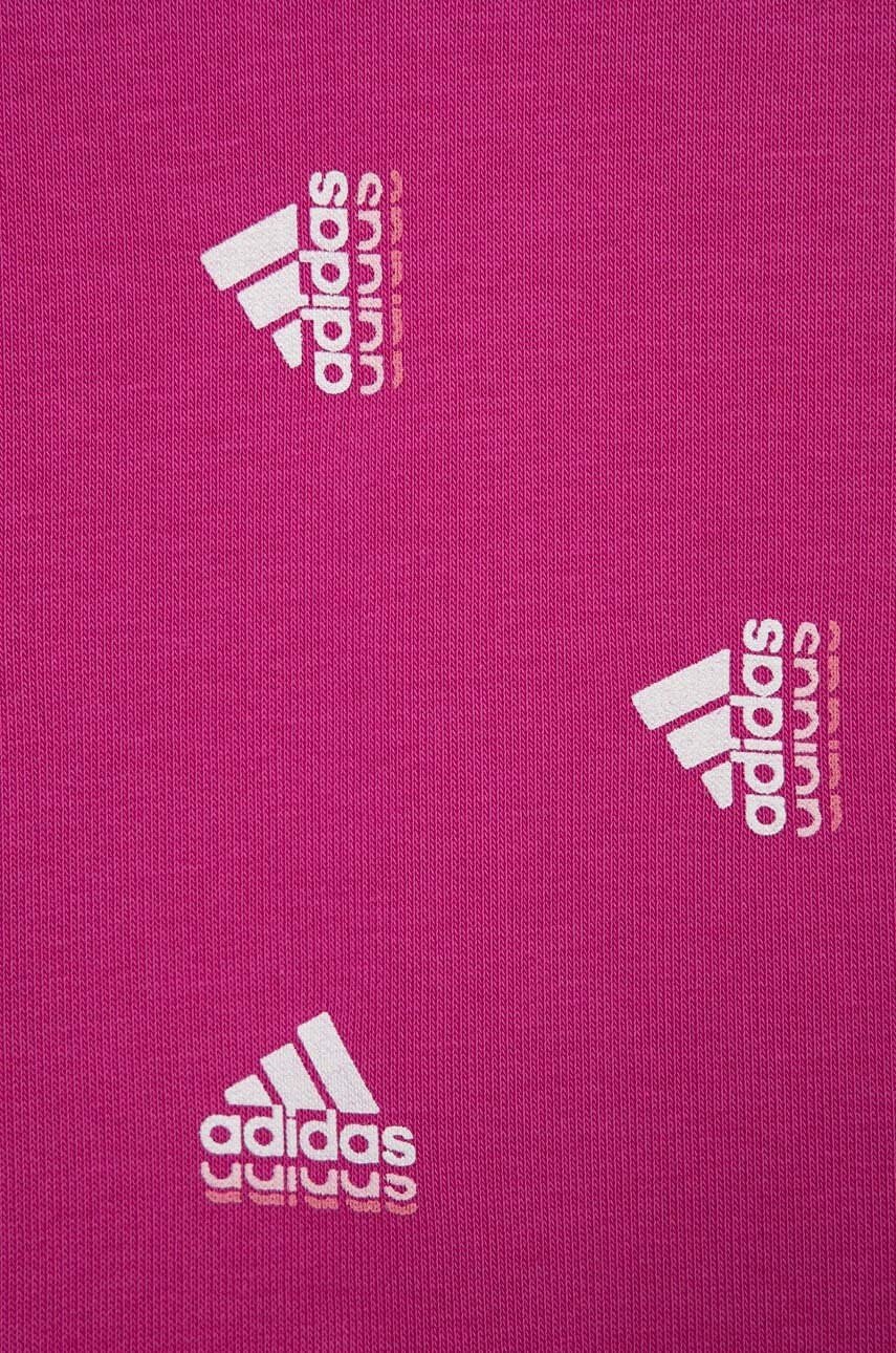 adidas Детски суичър G BLUV в розово с десен - Pepit.bg