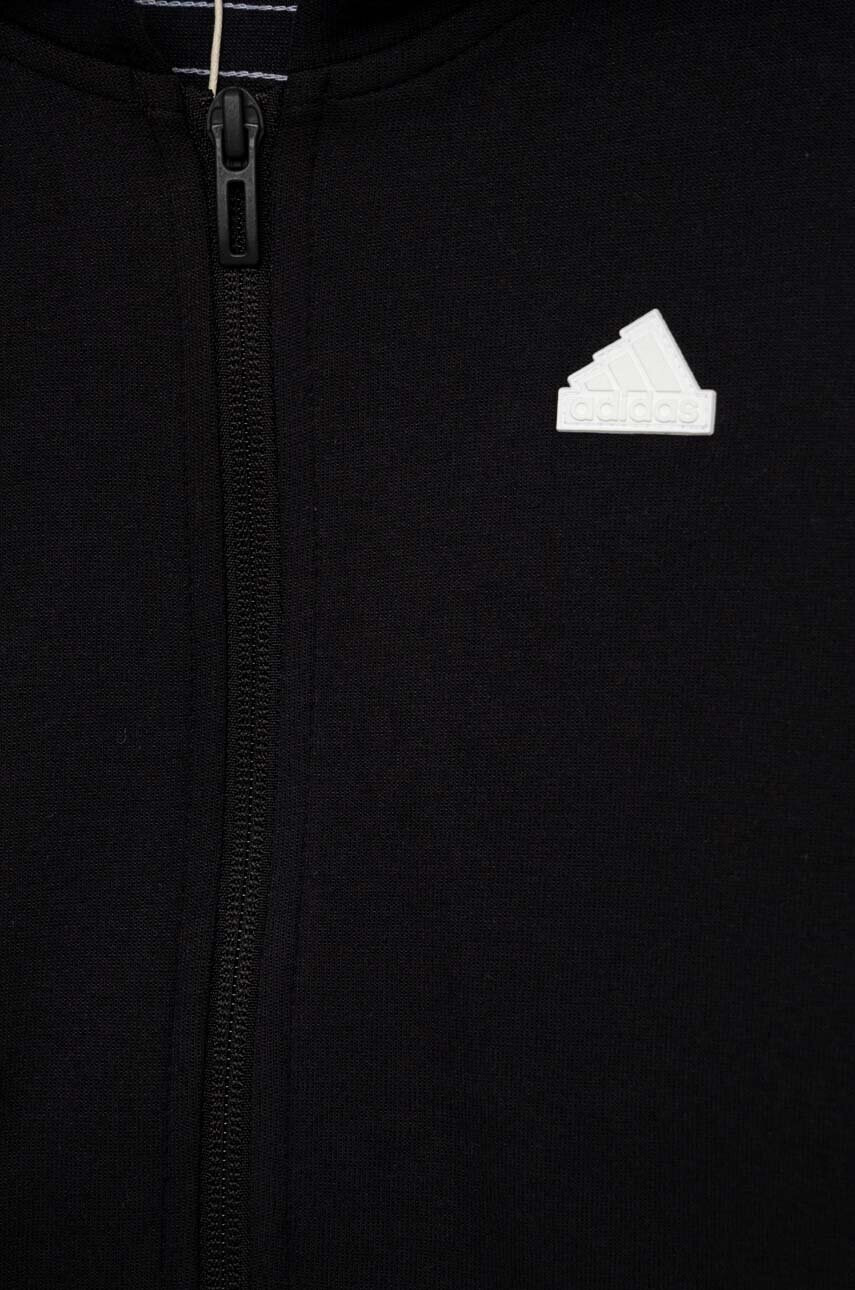 adidas Детски суичър G FI 3S в черно с апликация - Pepit.bg