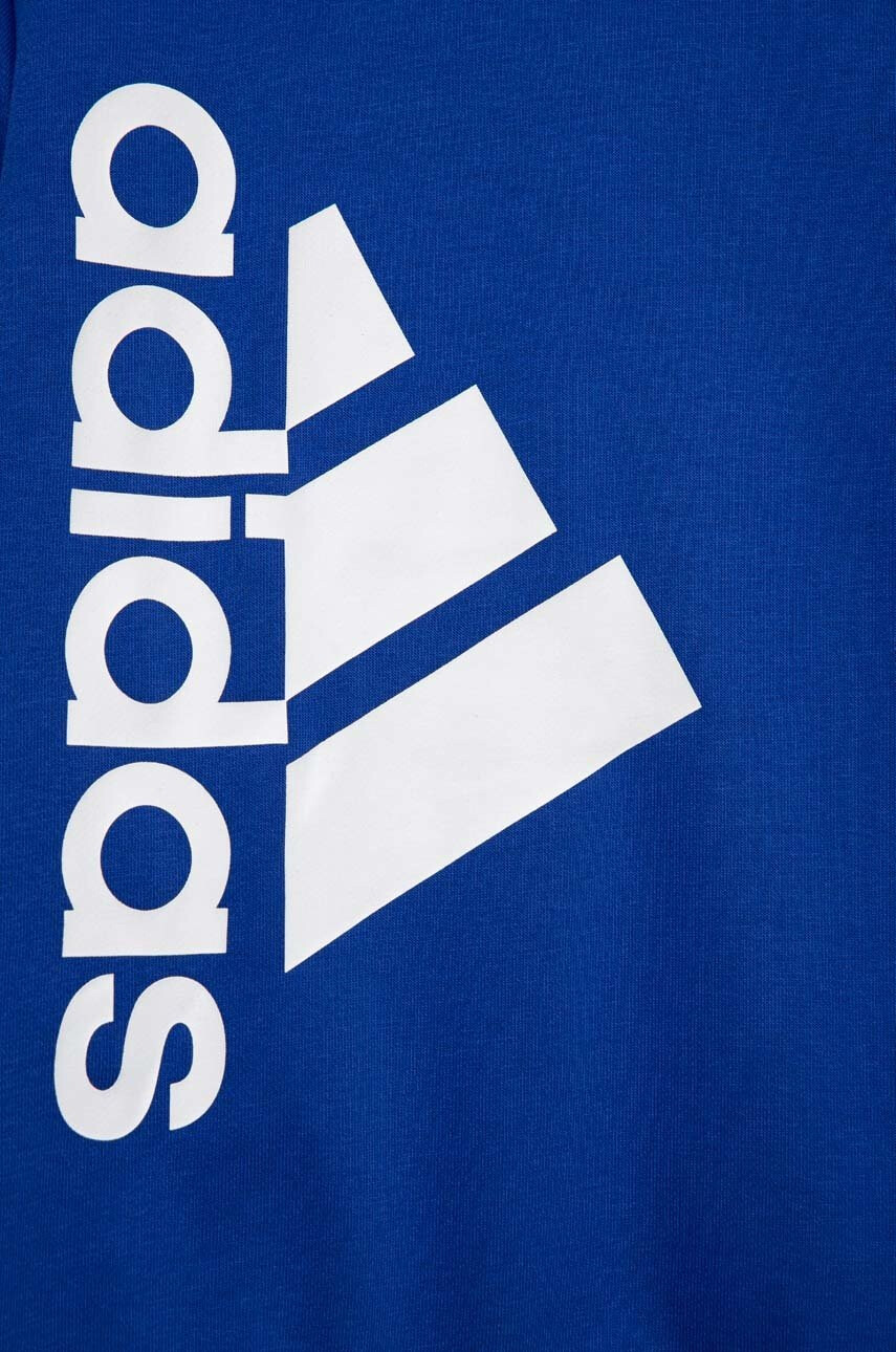 adidas Детски суичър LK в синьо с принт - Pepit.bg
