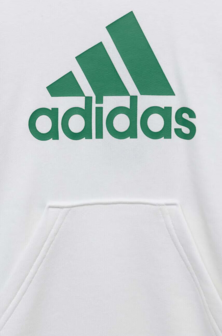 adidas Детски суичър U BL в синьо с качулка с принт - Pepit.bg