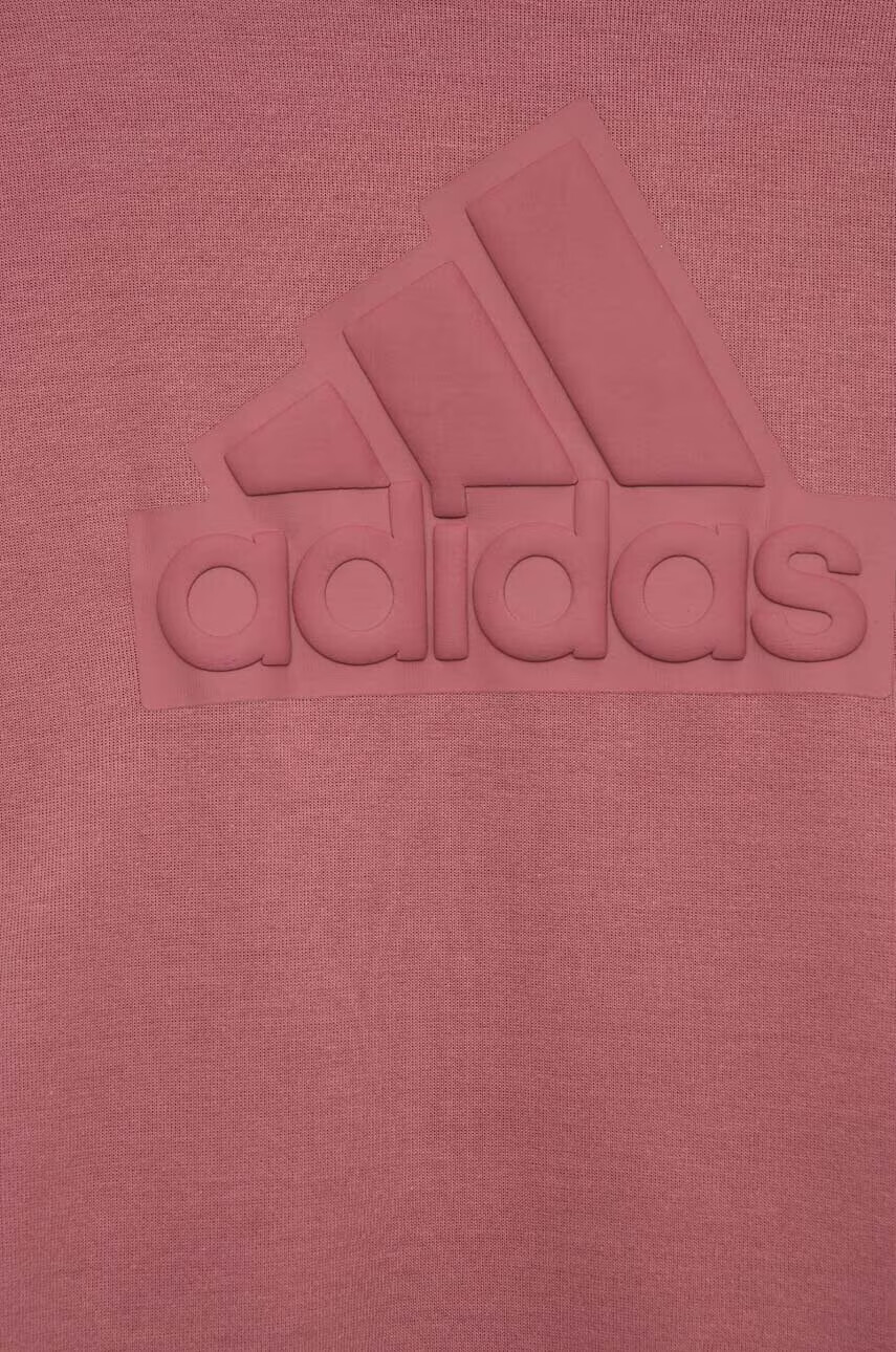 adidas Детски суичър U FI в розово с принт - Pepit.bg