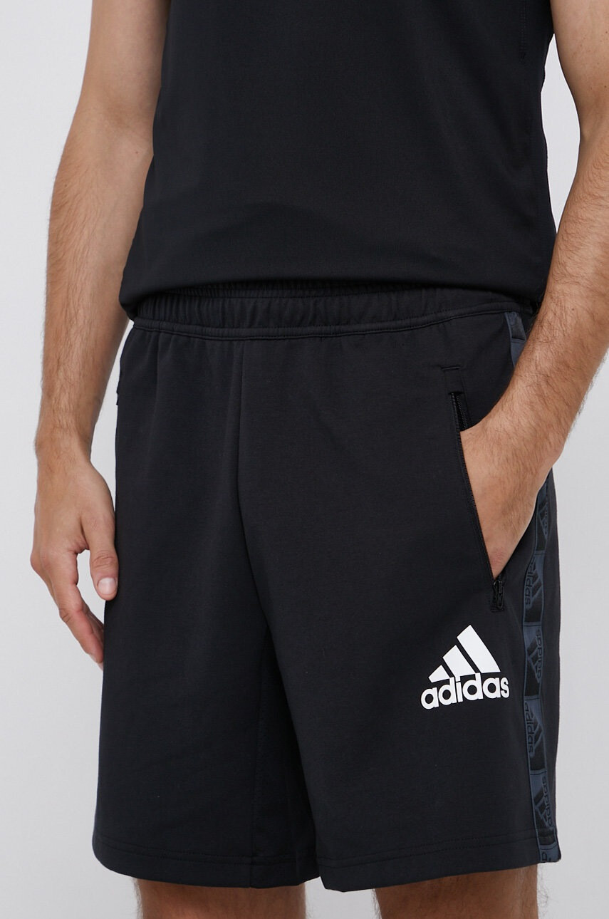adidas Къс панталон мъжки в черно - Pepit.bg