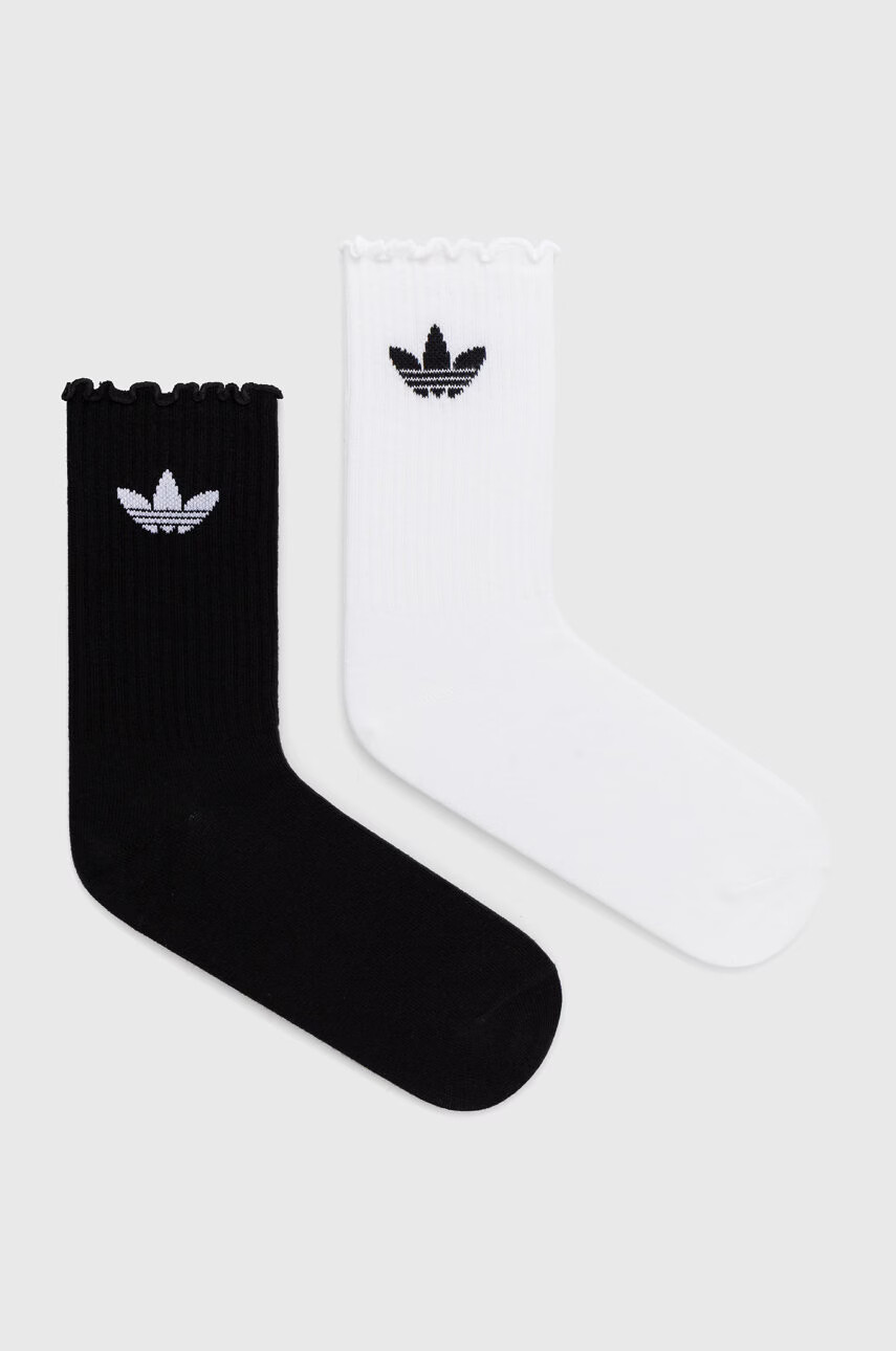 adidas Originals Чорапи (2 чифта) H32403 дамски в бяло - Pepit.bg