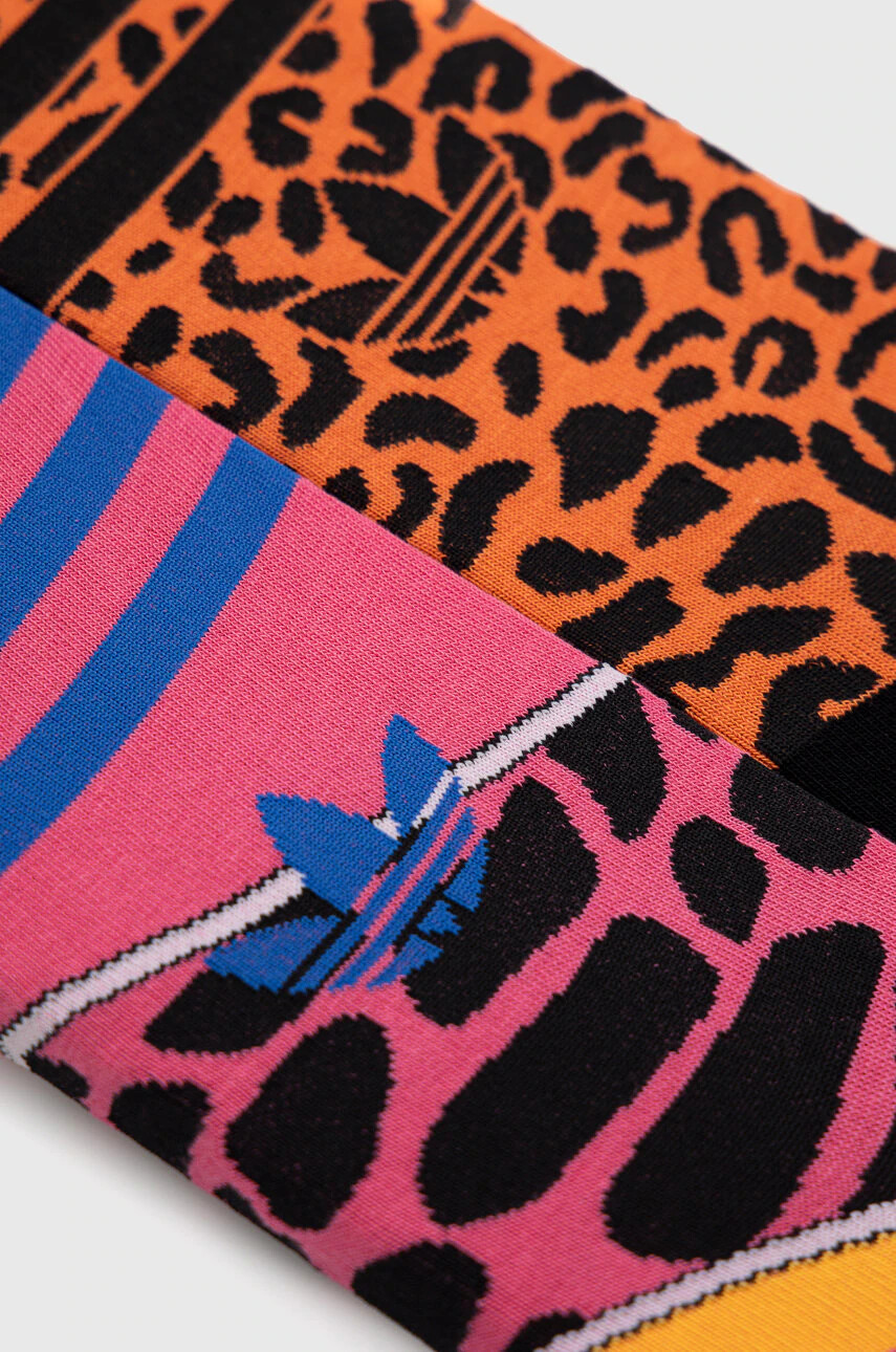 adidas Originals Чорапи X Rich Mnisi (2 чифта) HC9541 в оранжево - Pepit.bg