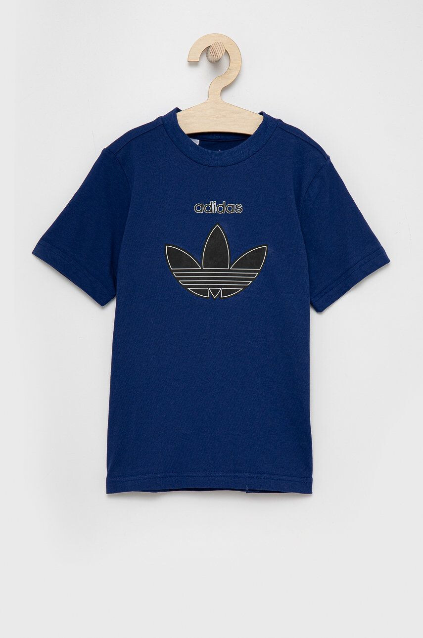 adidas Originals Детска памучна тениска H31206 - Pepit.bg