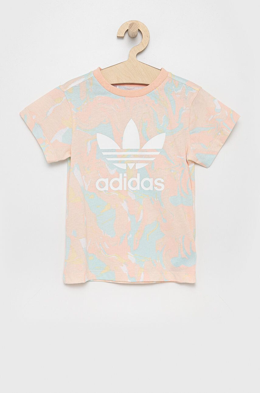 adidas Originals Детска памучна тениска HE6845 - Pepit.bg