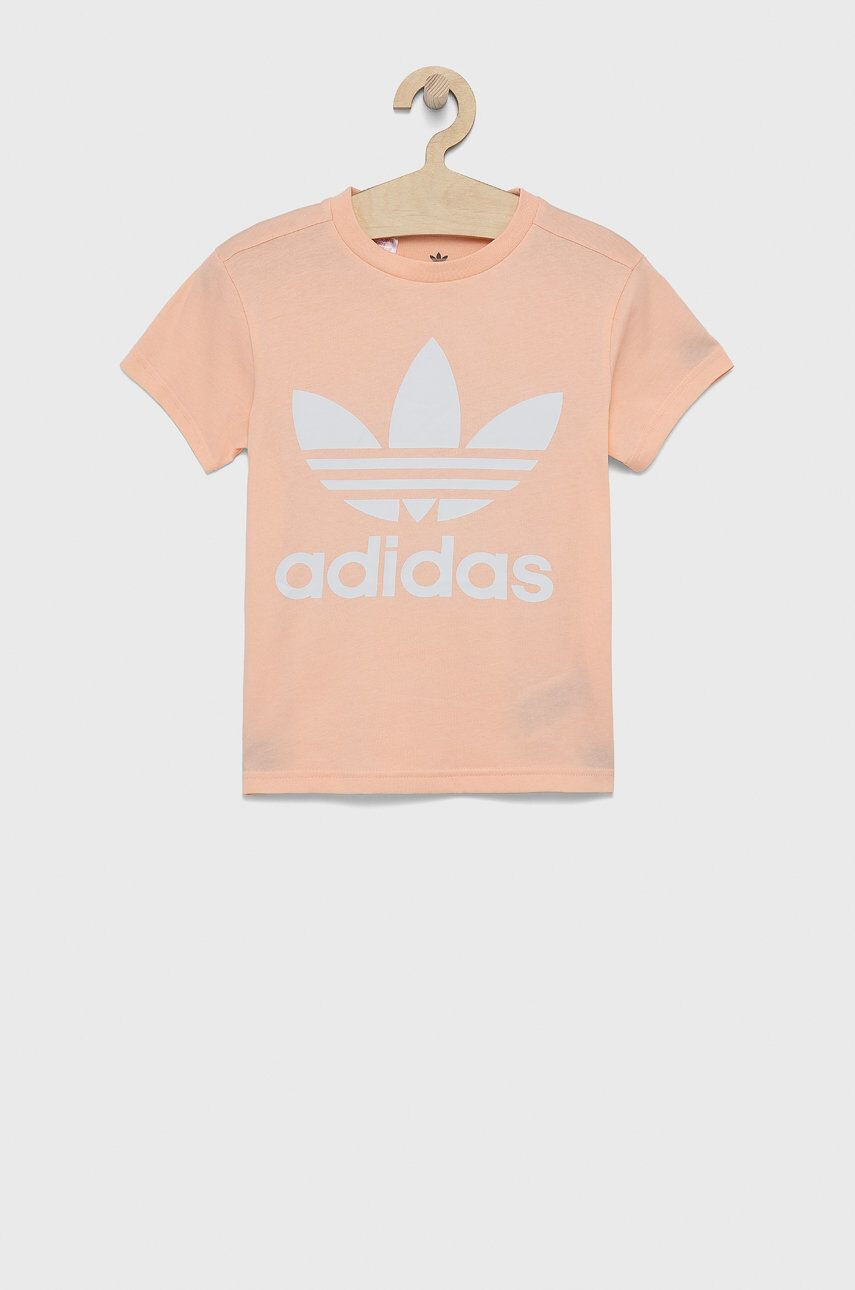 adidas Originals Детска памучна тениска H25249 - Pepit.bg