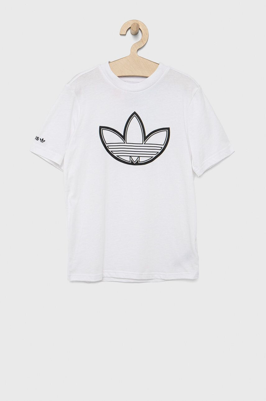 adidas Originals Детска памучна тениска HE2078 - Pepit.bg