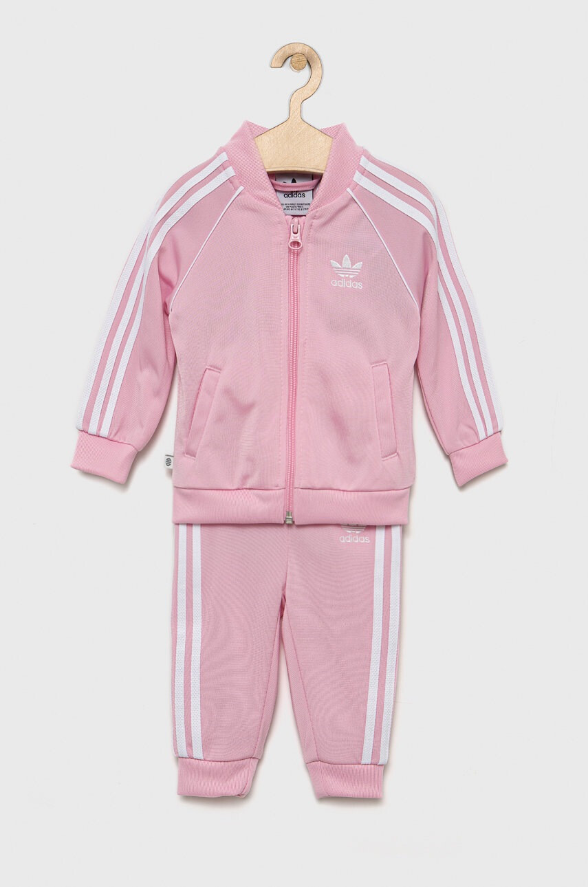 adidas Originals Детски анцуг в розово - Pepit.bg