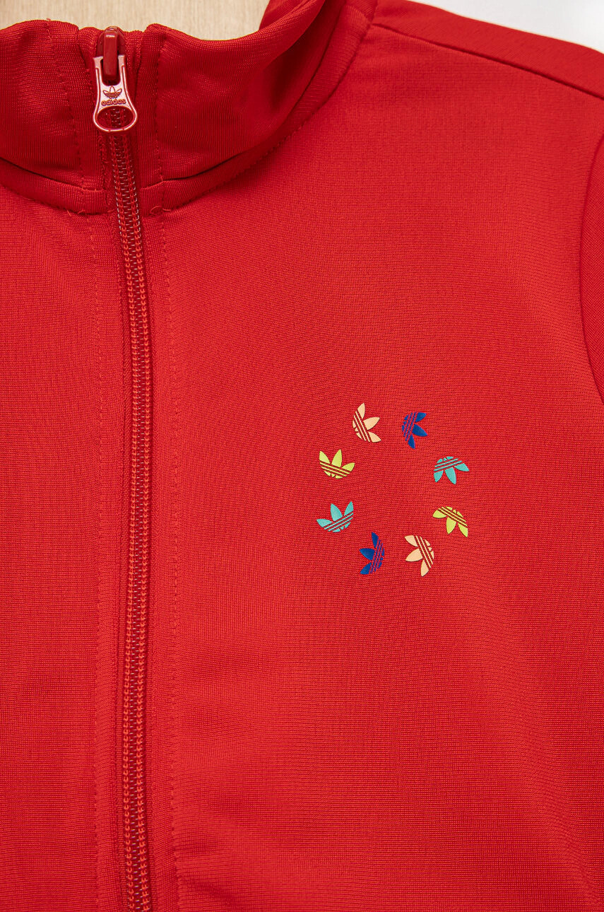 adidas Originals Детски анцуг HB9507 в червено - Pepit.bg