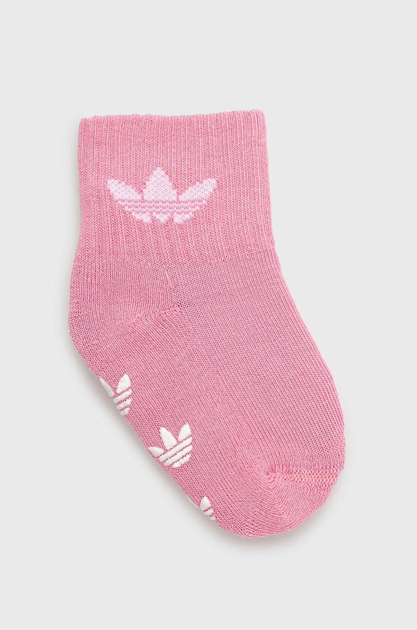 adidas Originals Детски чорапи 2 чифта в розово - Pepit.bg