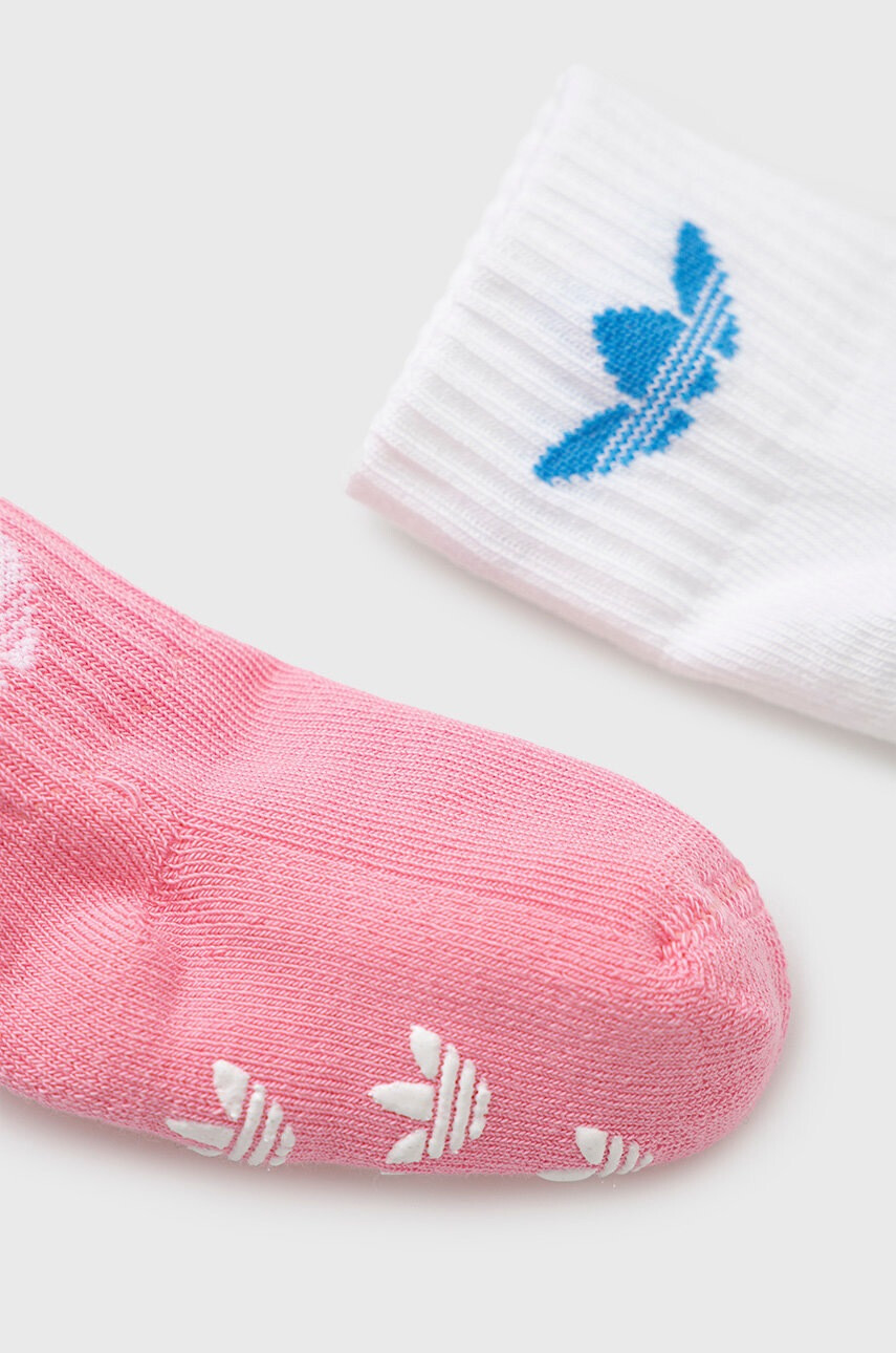 adidas Originals Детски чорапи 2 чифта в розово - Pepit.bg