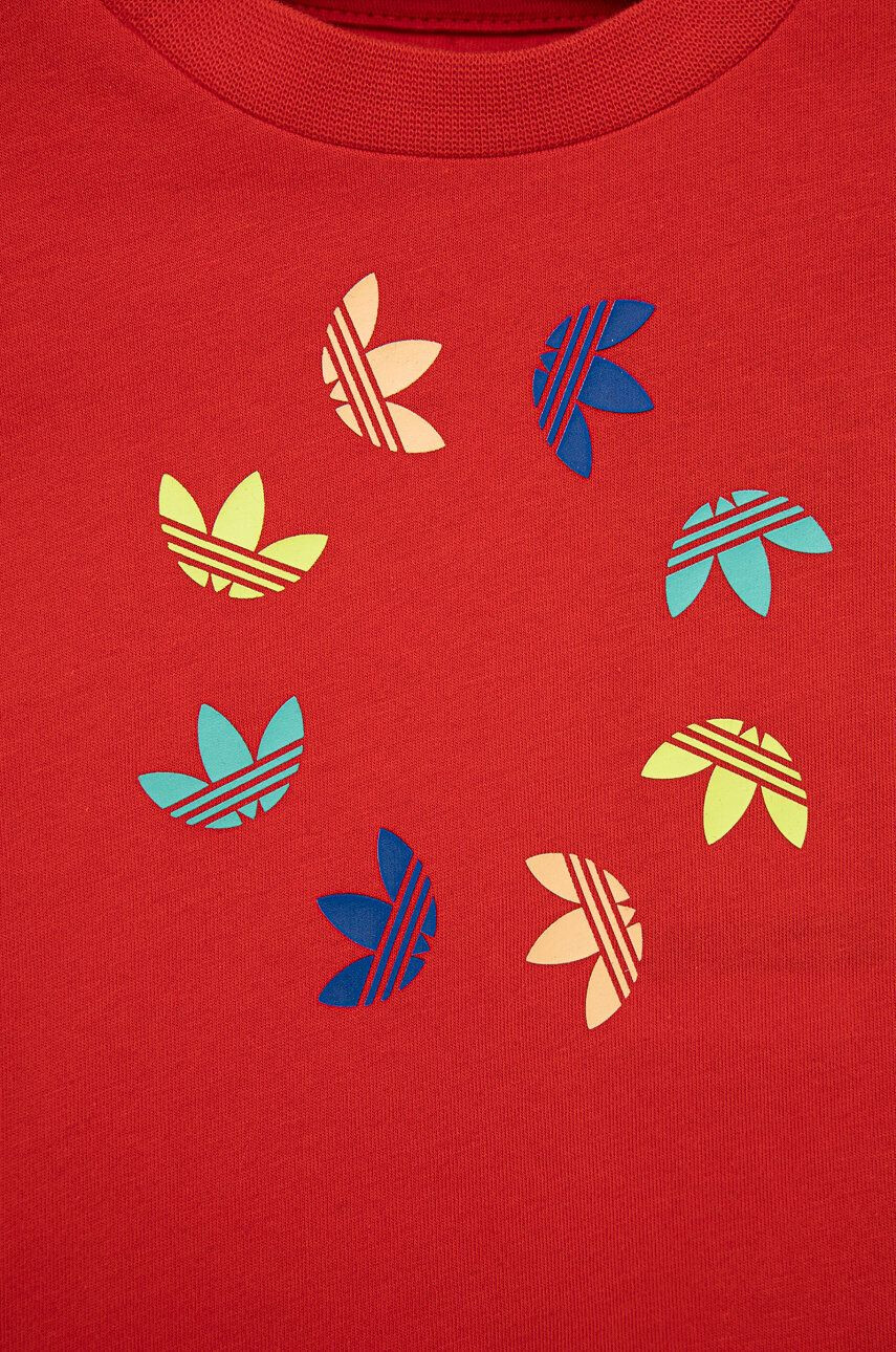 adidas Originals Детски комплект HE6853 в червено - Pepit.bg