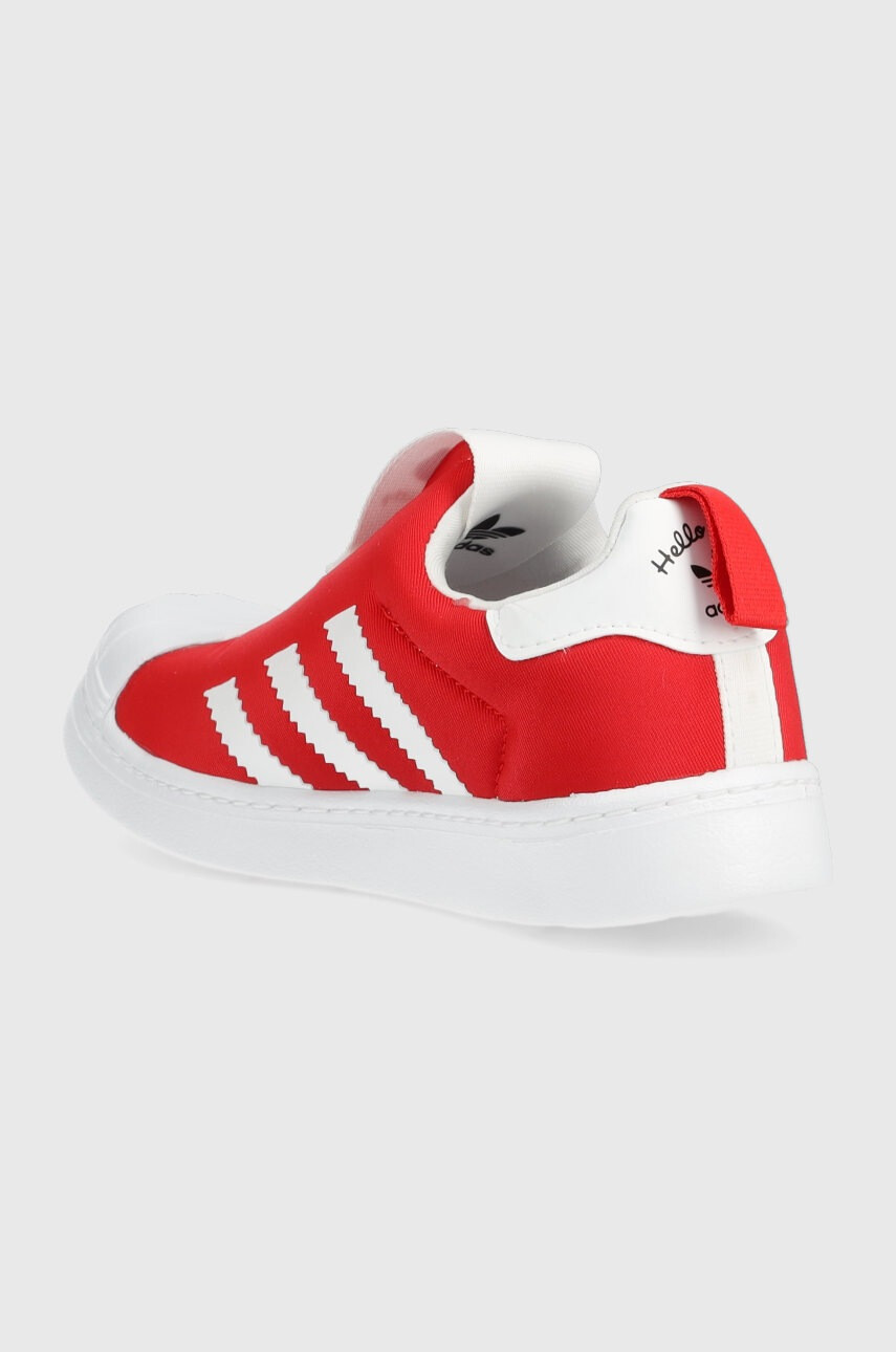 adidas Originals Детски маратонки в червено - Pepit.bg