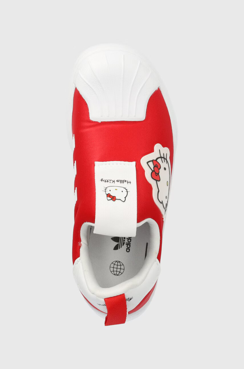 adidas Originals Детски маратонки в червено - Pepit.bg