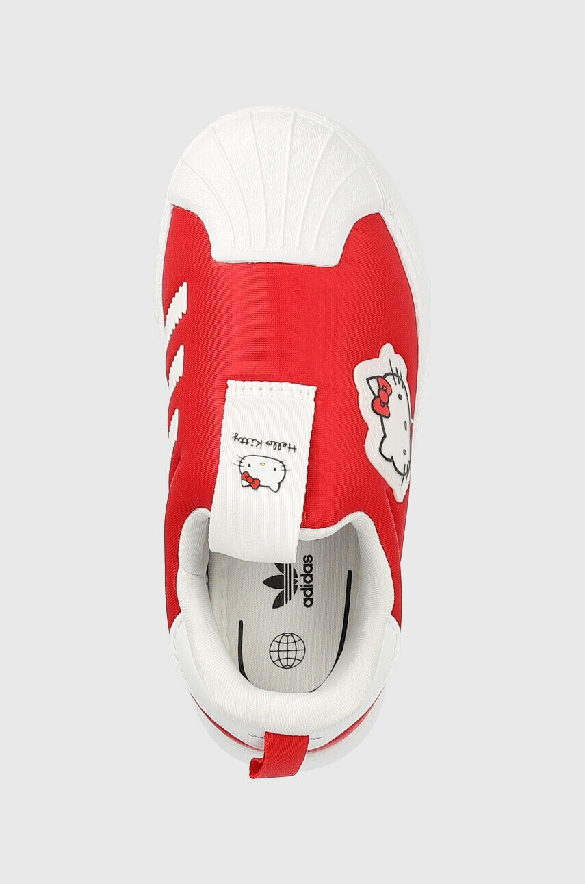 adidas Originals Детски маратонки в червено - Pepit.bg
