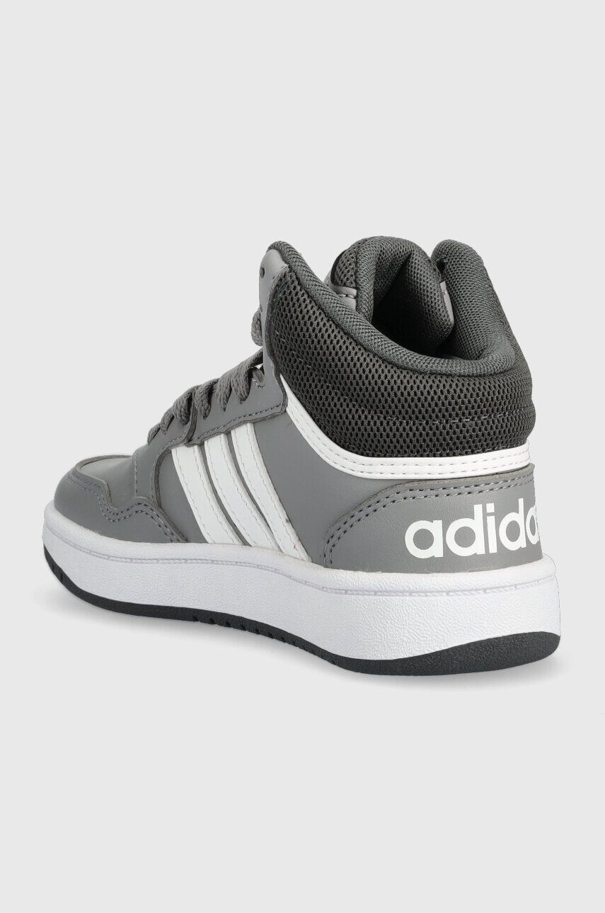 adidas Originals Детски маратонки HOOPS MID 3.0 K в сиво - Pepit.bg