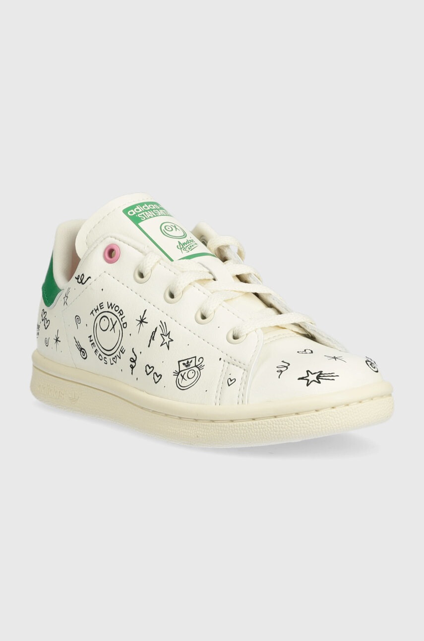 adidas Originals Детски маратонки Stan Smith в бяло - Pepit.bg