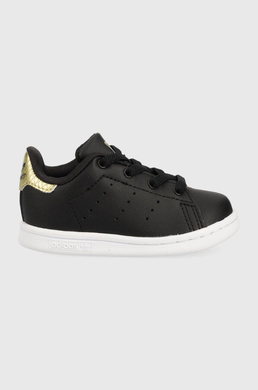 adidas Originals Детски маратонки Stan Smith El I в черно - Pepit.bg