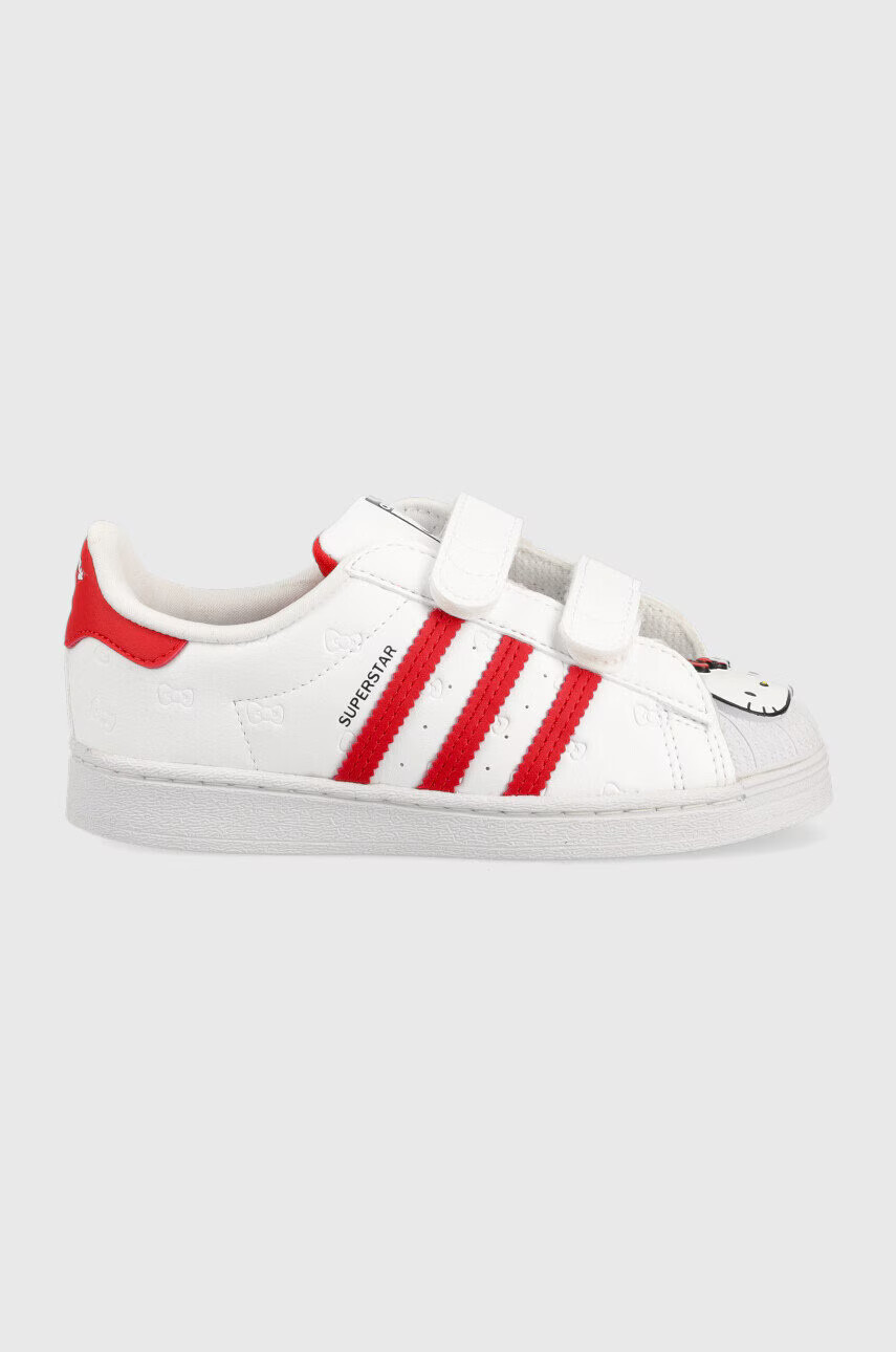 adidas Originals Детски маратонки X Hello Kitty в бяло - Pepit.bg