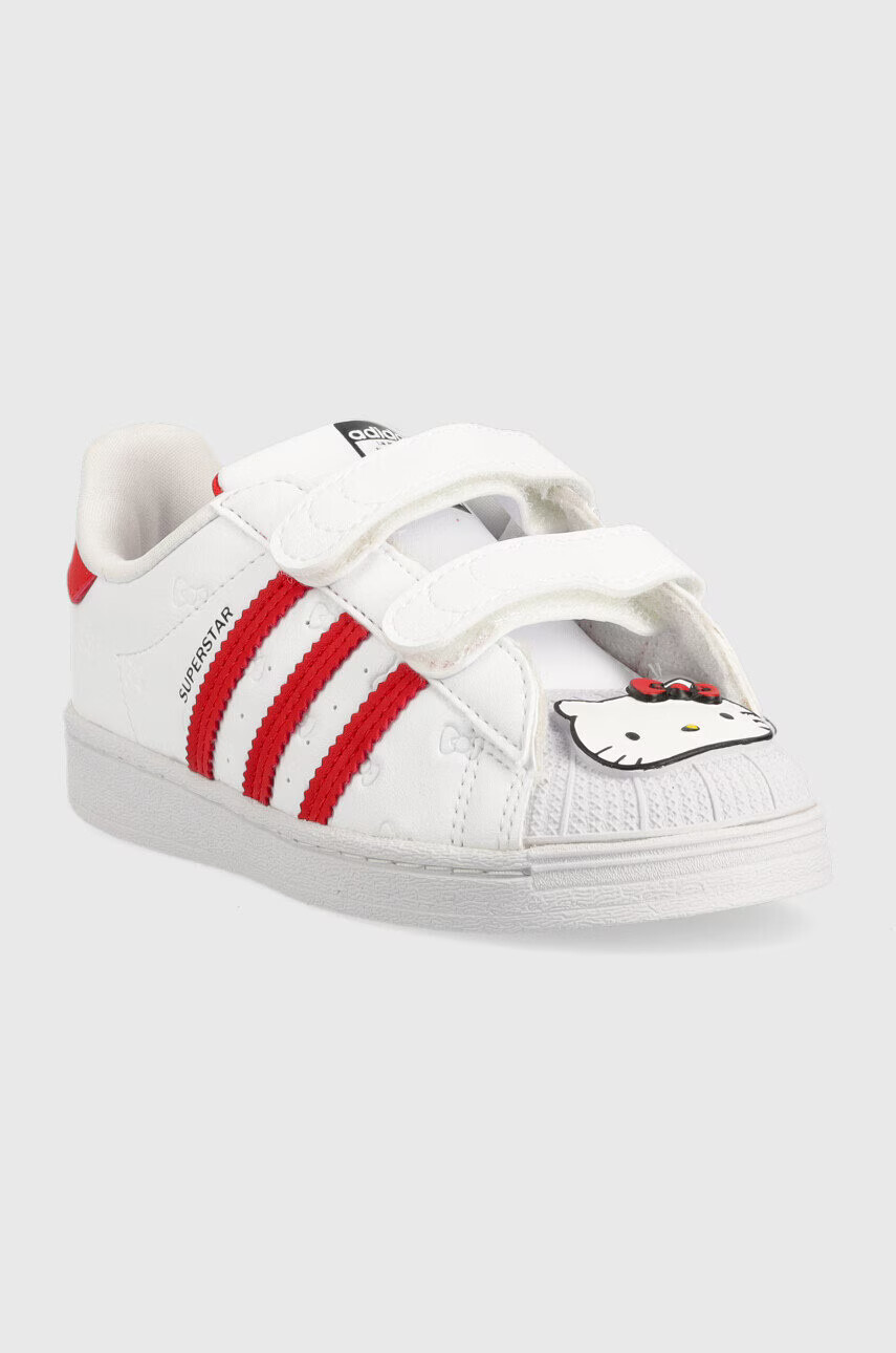 adidas Originals Детски маратонки X Hello Kitty в бяло - Pepit.bg