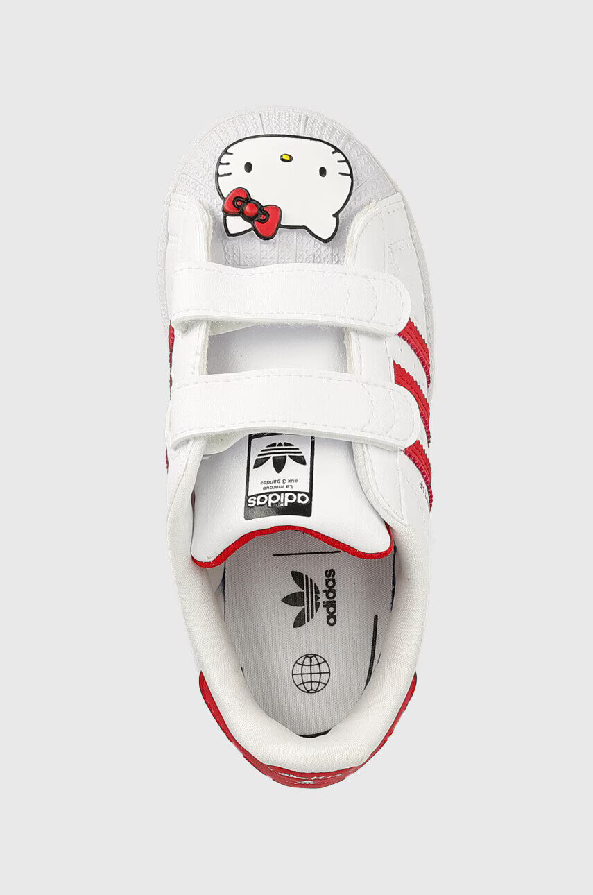 adidas Originals Детски маратонки X Hello Kitty в бяло - Pepit.bg