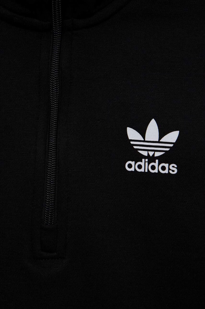 adidas Originals Детски суичър в черно с принт - Pepit.bg