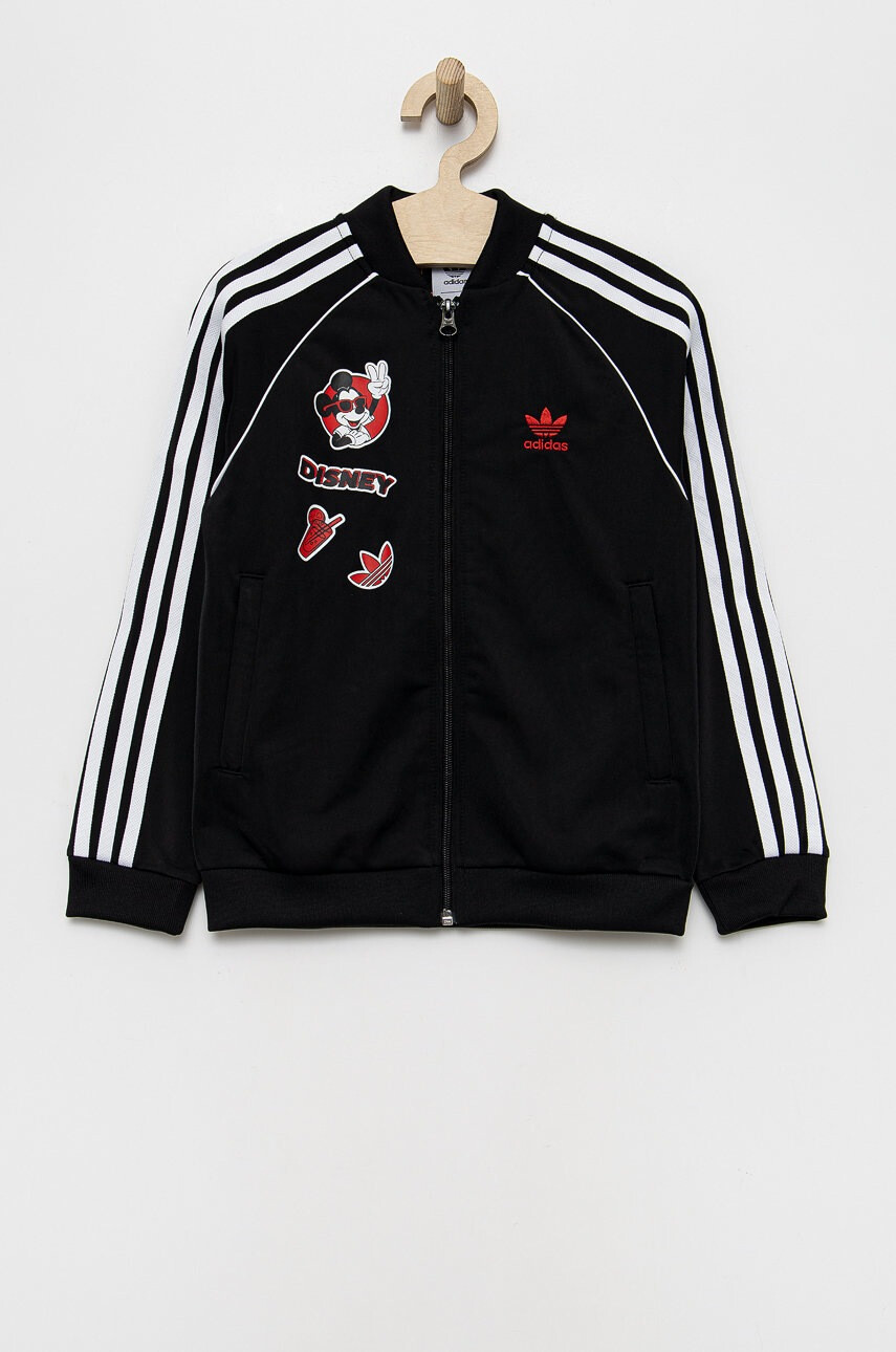 adidas Originals Детски суичър HF7577 в черно с принт - Pepit.bg