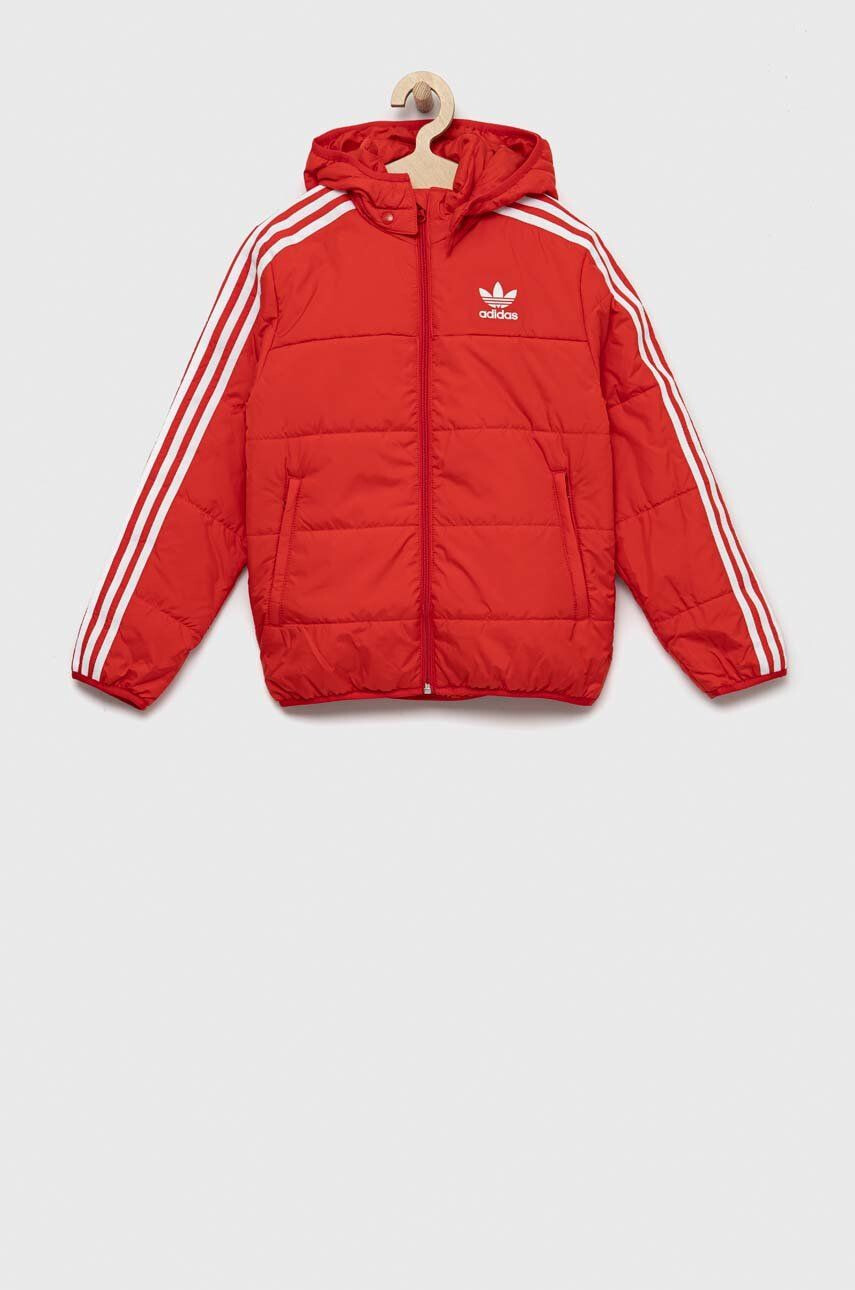 adidas Originals Детско яке в червено - Pepit.bg