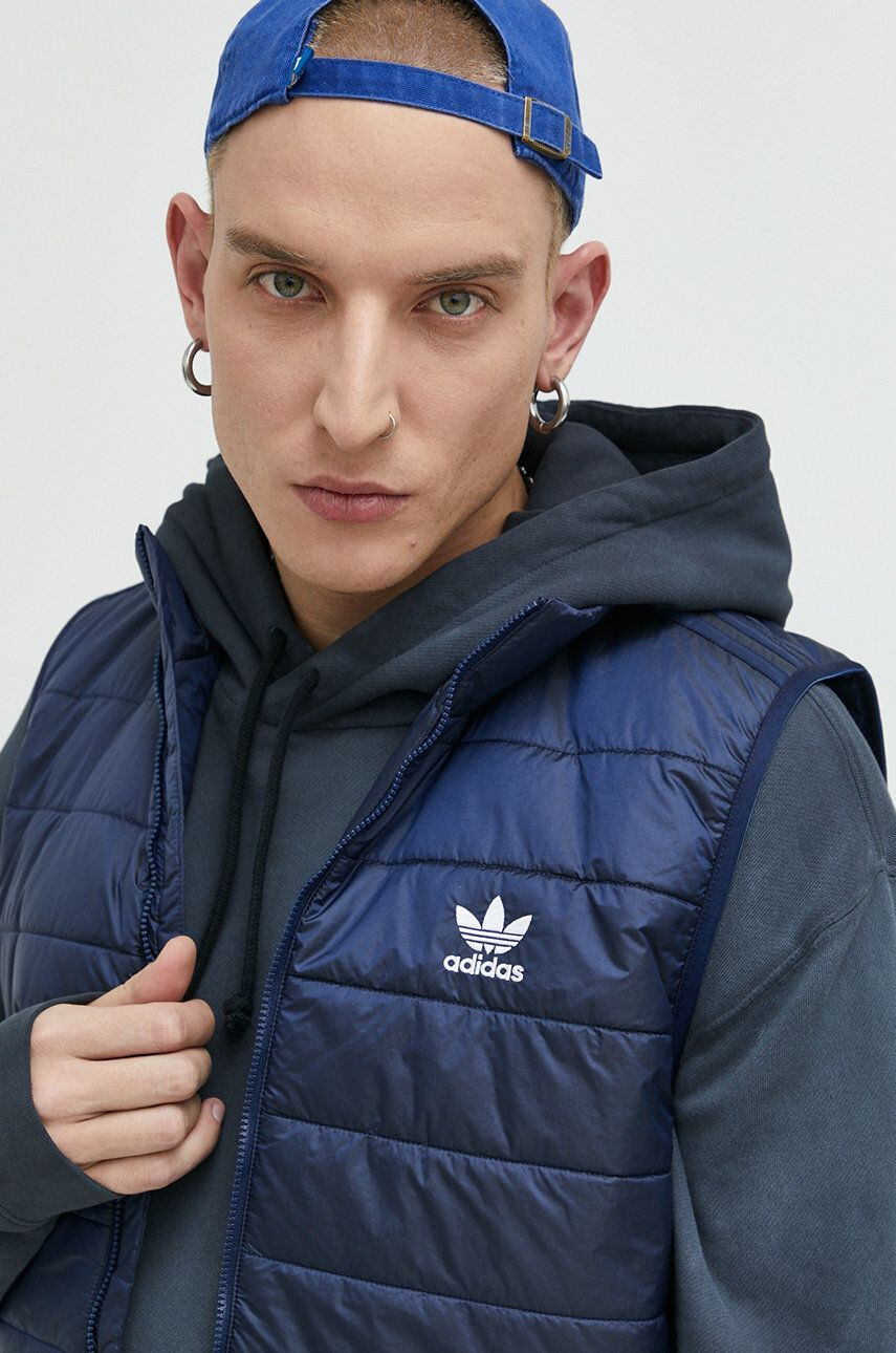 adidas Originals Елек мъжки в тъмносиньо с преходна изолация - Pepit.bg