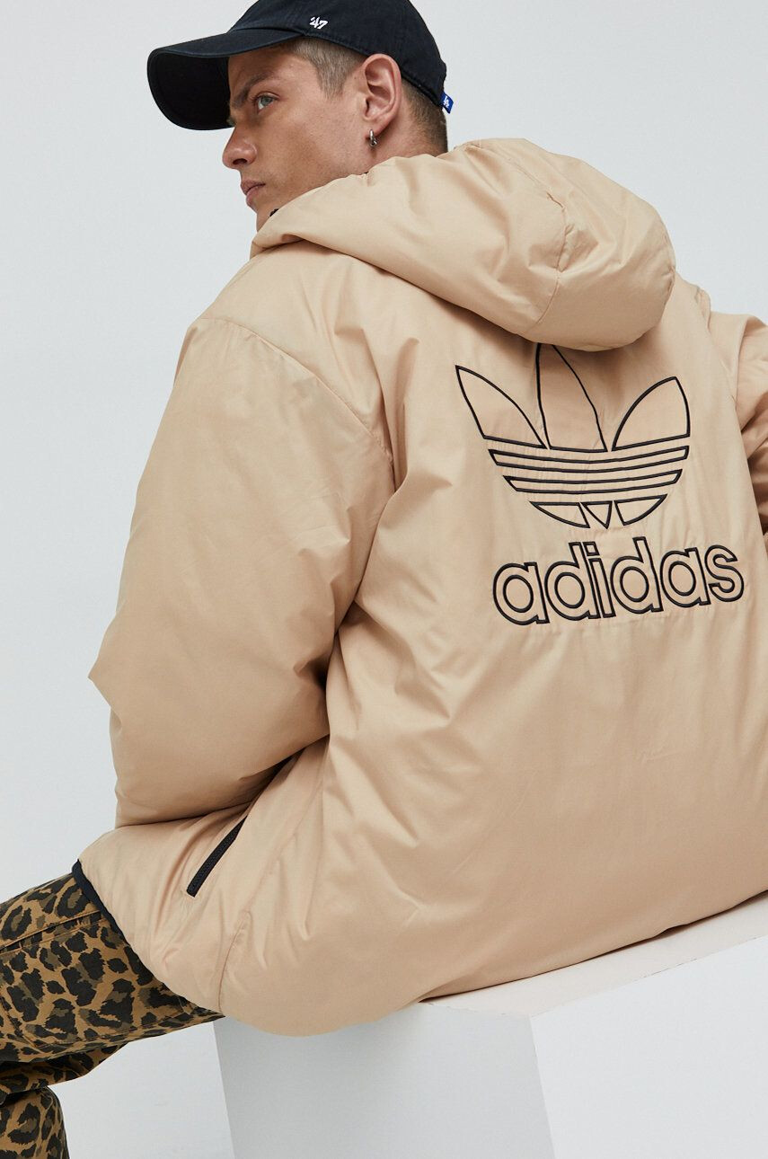 adidas Originals Яке с две лица в черно със зимна изолация - Pepit.bg