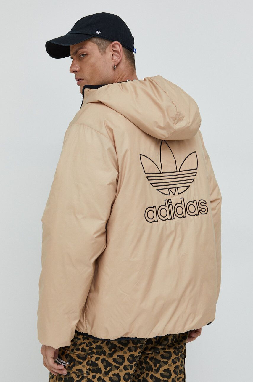 adidas Originals Яке с две лица в черно със зимна изолация - Pepit.bg