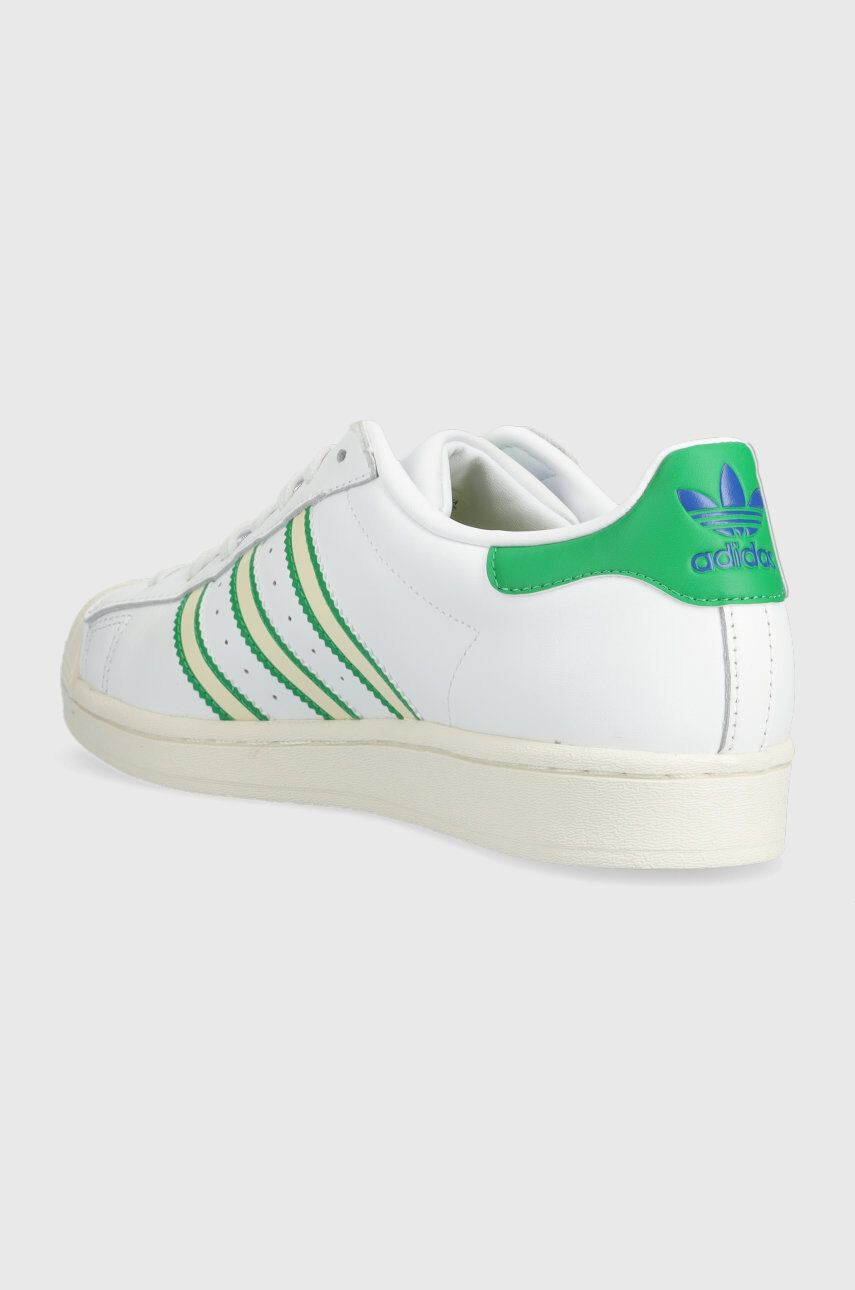 adidas Originals Кожени маратонки Superstar в бяло - Pepit.bg