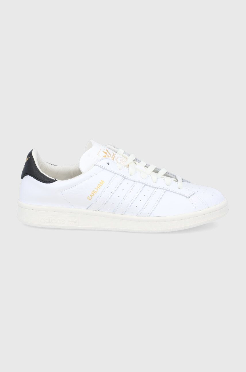 adidas Originals Кожени обувки Earlham GW5758 в бяло - Pepit.bg