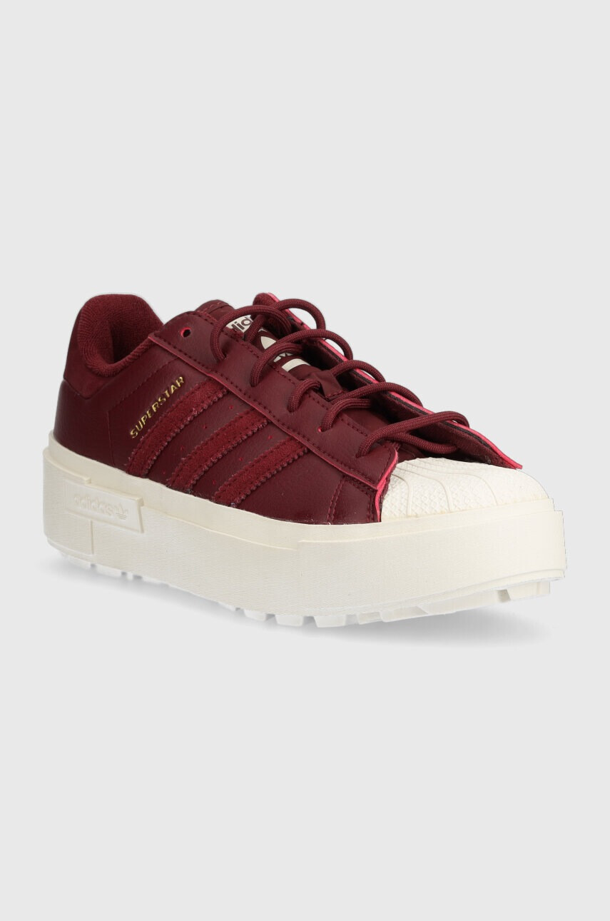 adidas Originals Маратонки SUPERSTAR BONEGA X SHARED в бордо - Pepit.bg