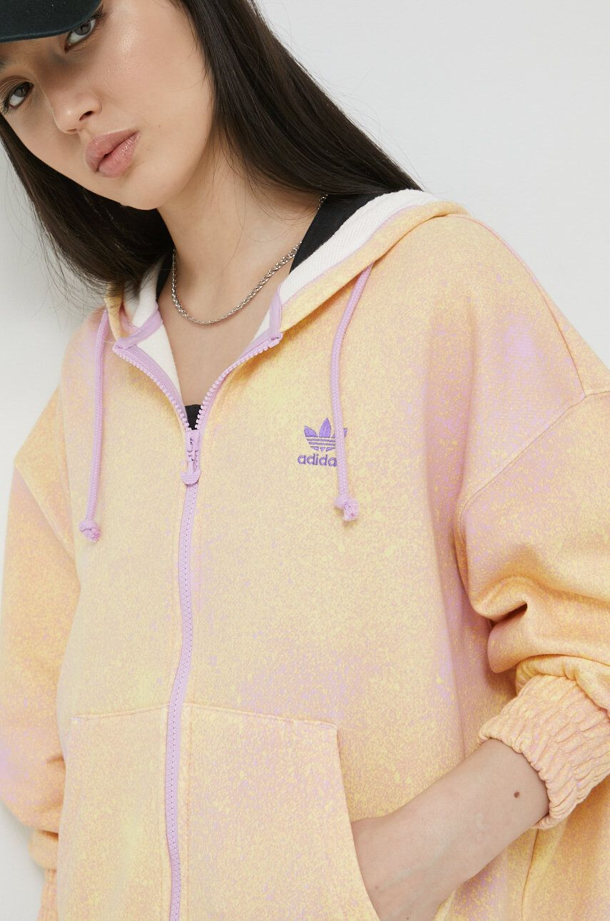 adidas Originals Памучен суичър с десен - Pepit.bg