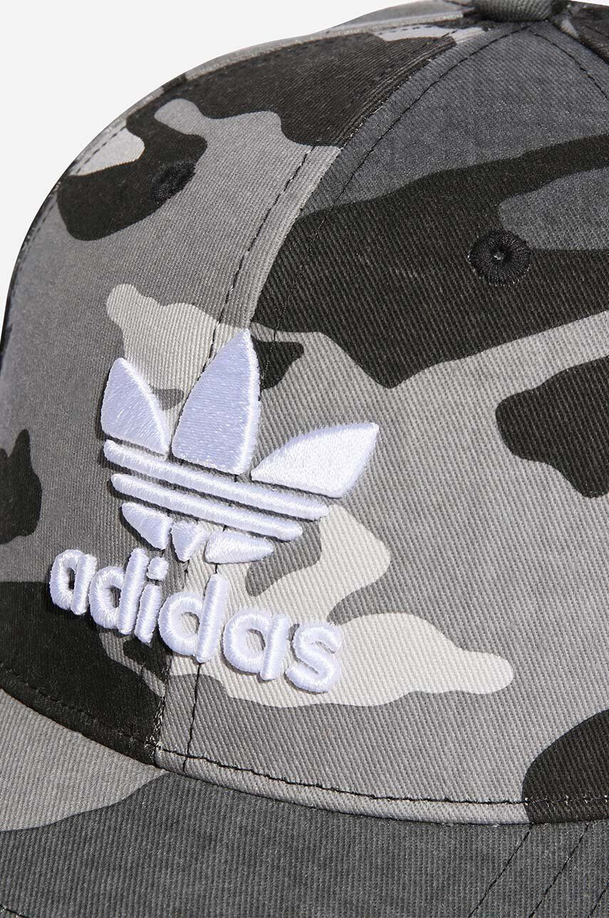 adidas Originals Памучна шапка с козирка в оранжево с изчистен дизайн - Pepit.bg