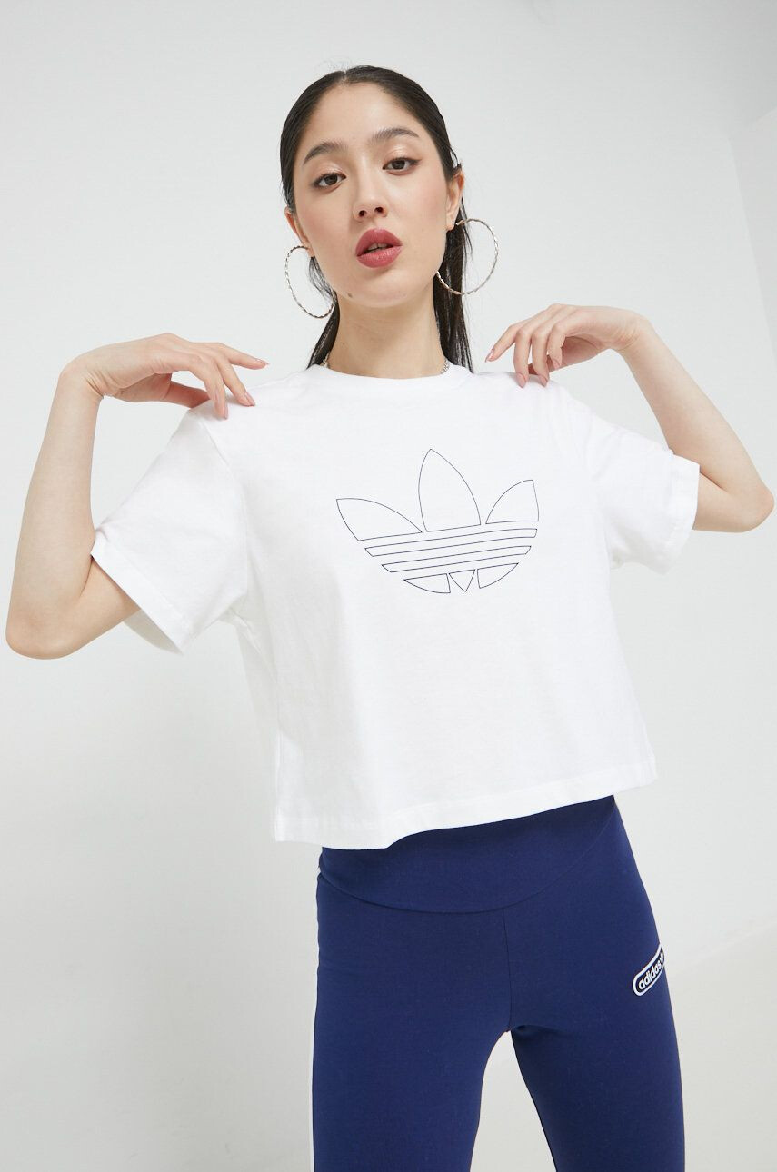 adidas Originals Памучна тениска - Pepit.bg