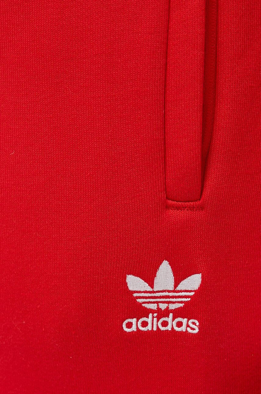 adidas Originals Панталон HG3904 Adicolor Essentials Trefoil Pants мъжки в червено с изчистен дизайн - Pepit.bg