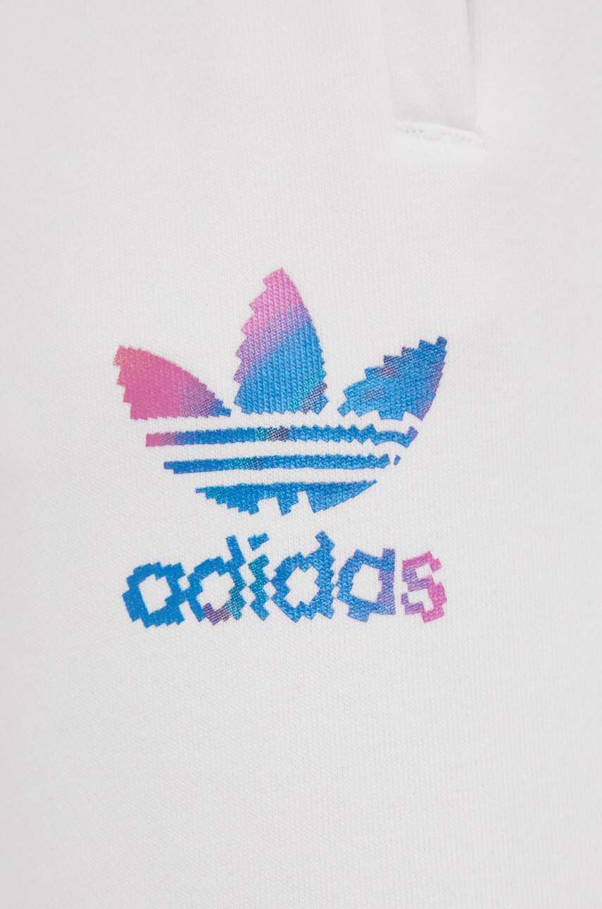 adidas Originals Панталони HG3910 мъжко в бяло с изчистен дизайн - Pepit.bg