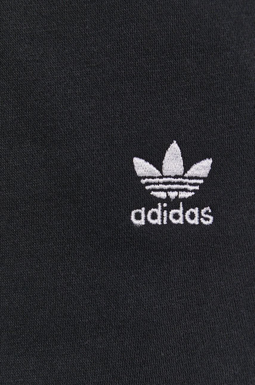 adidas Originals Панталон H06629 дамски в черно с изчистен дизайн - Pepit.bg