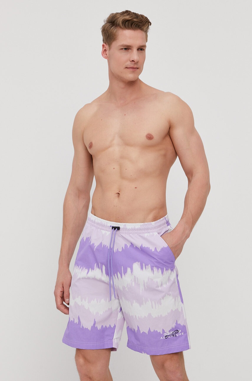 adidas Originals Плувни шорти в черно - Pepit.bg