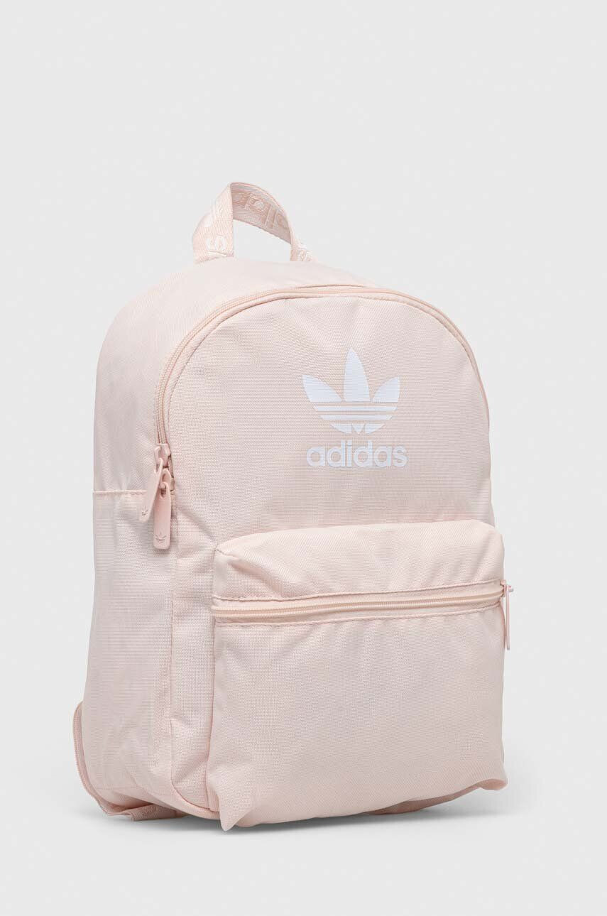 adidas Originals Раница Small Adicol BP в розово малък размер с принт - Pepit.bg