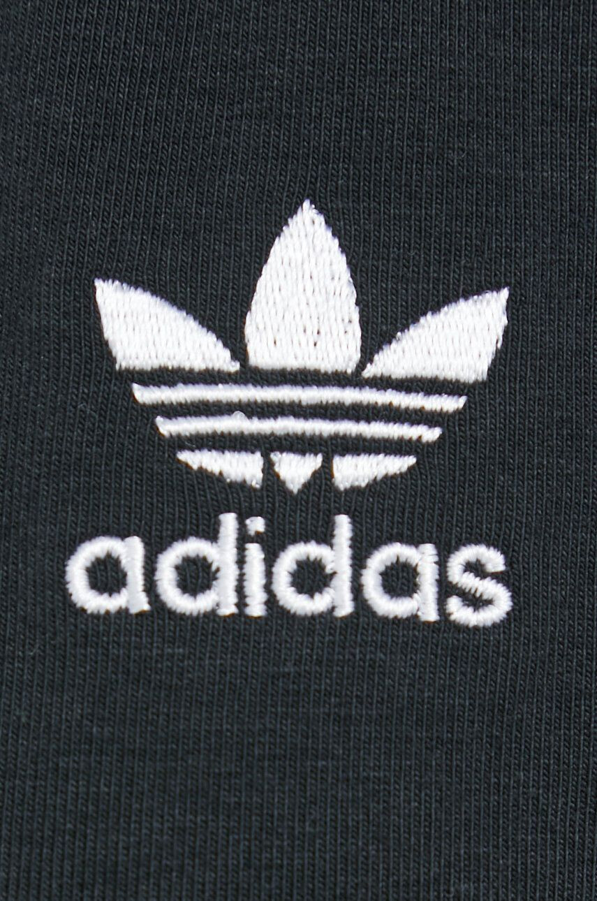 adidas Originals Рокля в черно среднодълъг модел с кройка по тялото - Pepit.bg