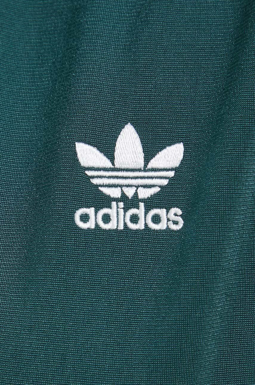 adidas Originals Рокля Always Original в зелено къс модел с кройка по тялото - Pepit.bg