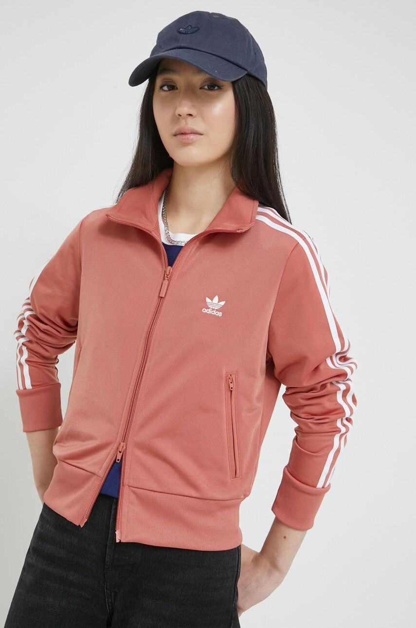 adidas Originals Суичър в оранжево с апликация - Pepit.bg