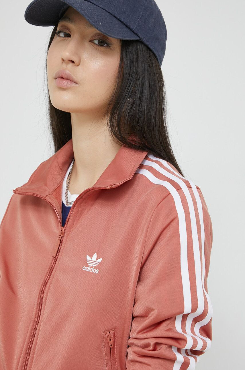 adidas Originals Суичър в оранжево с апликация - Pepit.bg