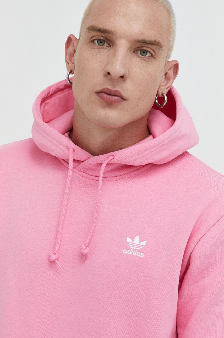 adidas Originals Суичър в розово с изчистен дизайн - Pepit.bg