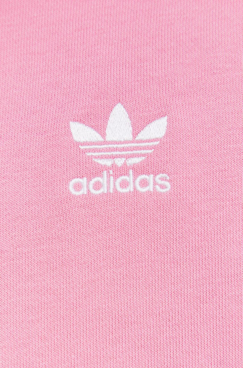 adidas Originals Суичър в розово с изчистен дизайн - Pepit.bg