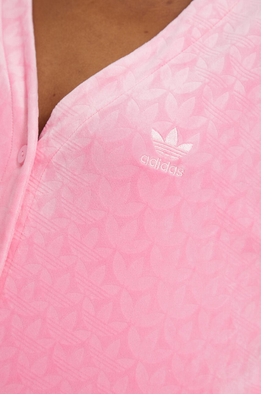 adidas Originals Суичър в розово с десен - Pepit.bg